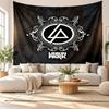 Linkin Park Wall Tapestry, Soft Fabric Wall Hanging, Decorative Backdrop For Bedroom Home Wall Art