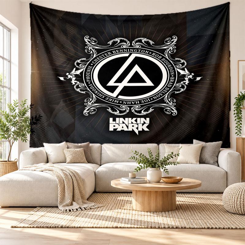 Linkin Park Wall Tapestry, Soft Fabric Wall Hanging, Decorative Backdrop For Bedroom Home Wall Art