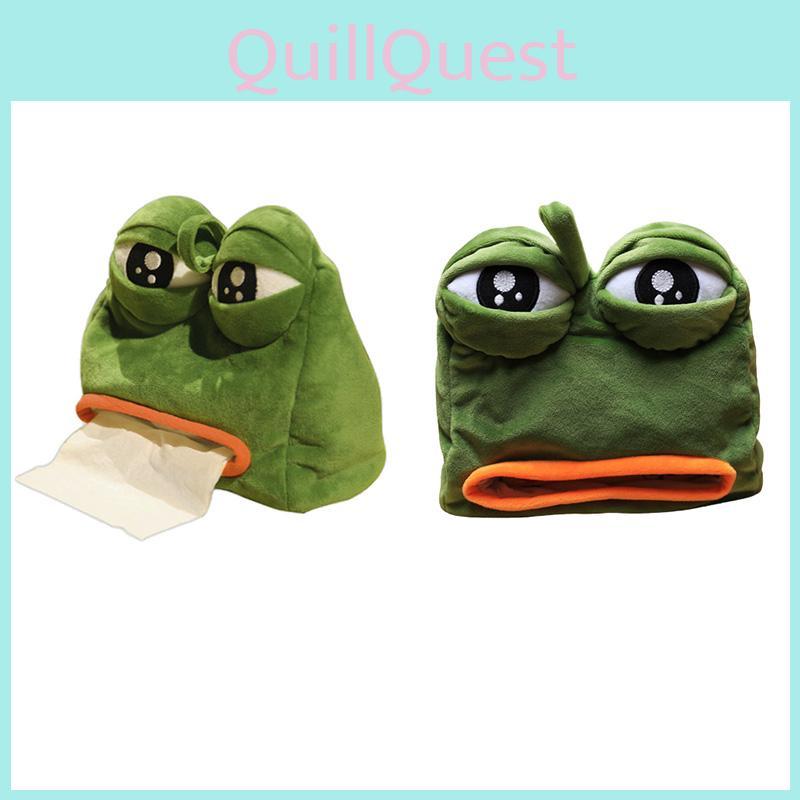 Pepe Sad Frog Creative Home Dustproof Sculpting Tissue Storage Box Holder Napkin