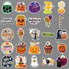 50 Halloween Graffiti Stickers Personalized Cartoon Horror Festival Decoration Mobile Phone Case Water Cup Creative Stickers