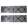 K0AF Off-Road Anti-skid Chain Traction Boards 1 Pair Recovery Track Mat for Car Truck Tire Traction Sand Mud Snow Ladder