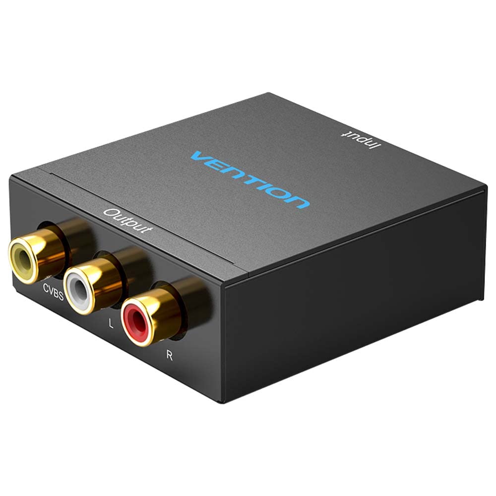 

VENTION Converter Черный HDMI в AV Преобразователь HDMI-RCA 720/1080P (AEEB0) чёрный