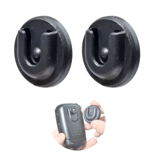 YNIBST Car Microphone Hook/Handheld Microphone Hanger for Yaesu and Kenwood, with Double-Sided Tape, Set of 2, 35mm Diameter
