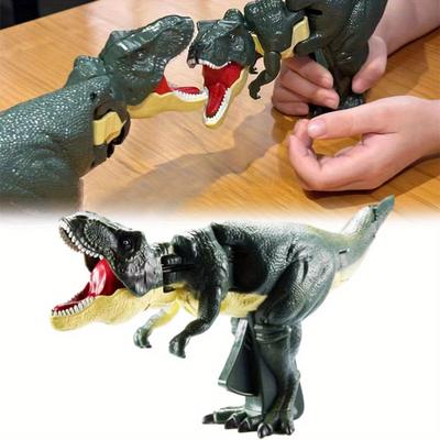 Swing Dinosaur Fidget Tyrannosaurus Rex Telescopic Spring Press Explosive Dinosaur Kids Press Automatic T-REX Toys