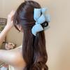 Three-Dimensional Bow Princess Head Women Hairpin Advanced Sense Back Head Hair Disc Grab Clip Shark Clip Hair
