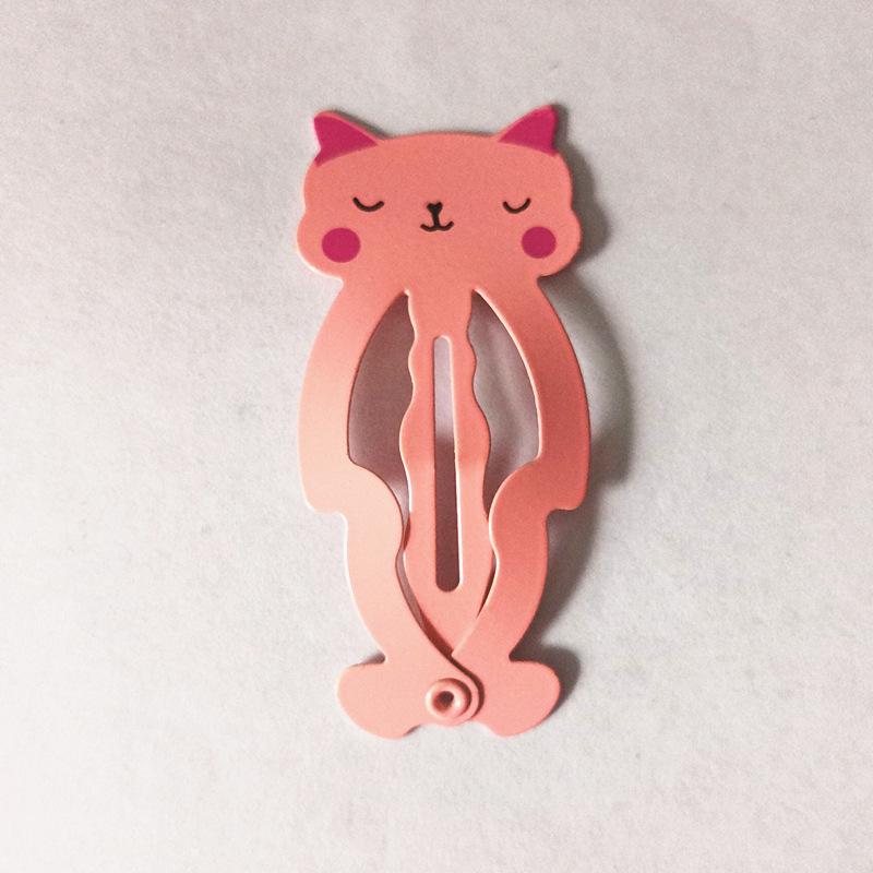 Trendy Kids' Hair Accessories: Cute Animal Metal Hair Clips & Waterdrop Print Crown Side Pins