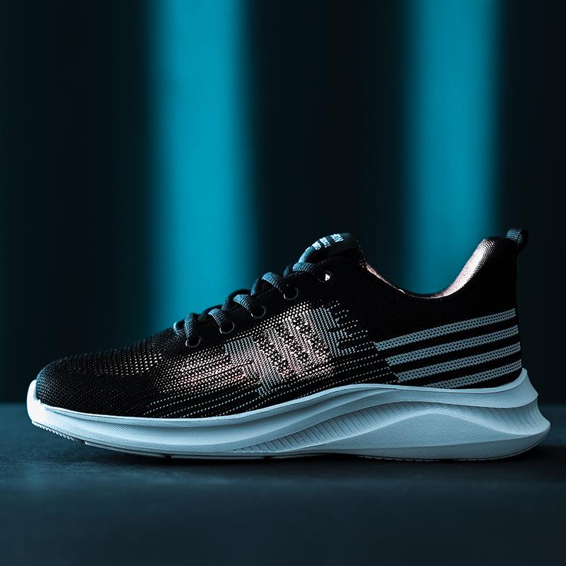 FashionSneakersМодные мужские туфли на шнуровке с круглым носком — фото 3