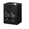 Large Capacity Waste Trash Sorting Organizer Folding Design Kitchen Trash Can  Recycling