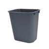 Rectangular Spring-Lid Trash Can