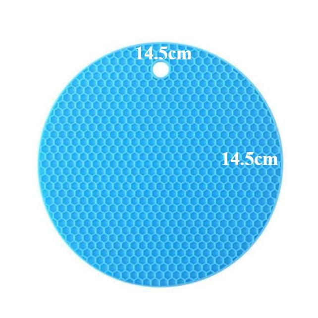 

Table mat tool multifunctional kitchen silicone tableware mat, round anti slip and heat-resistant coffee cup coaster, pot holder M