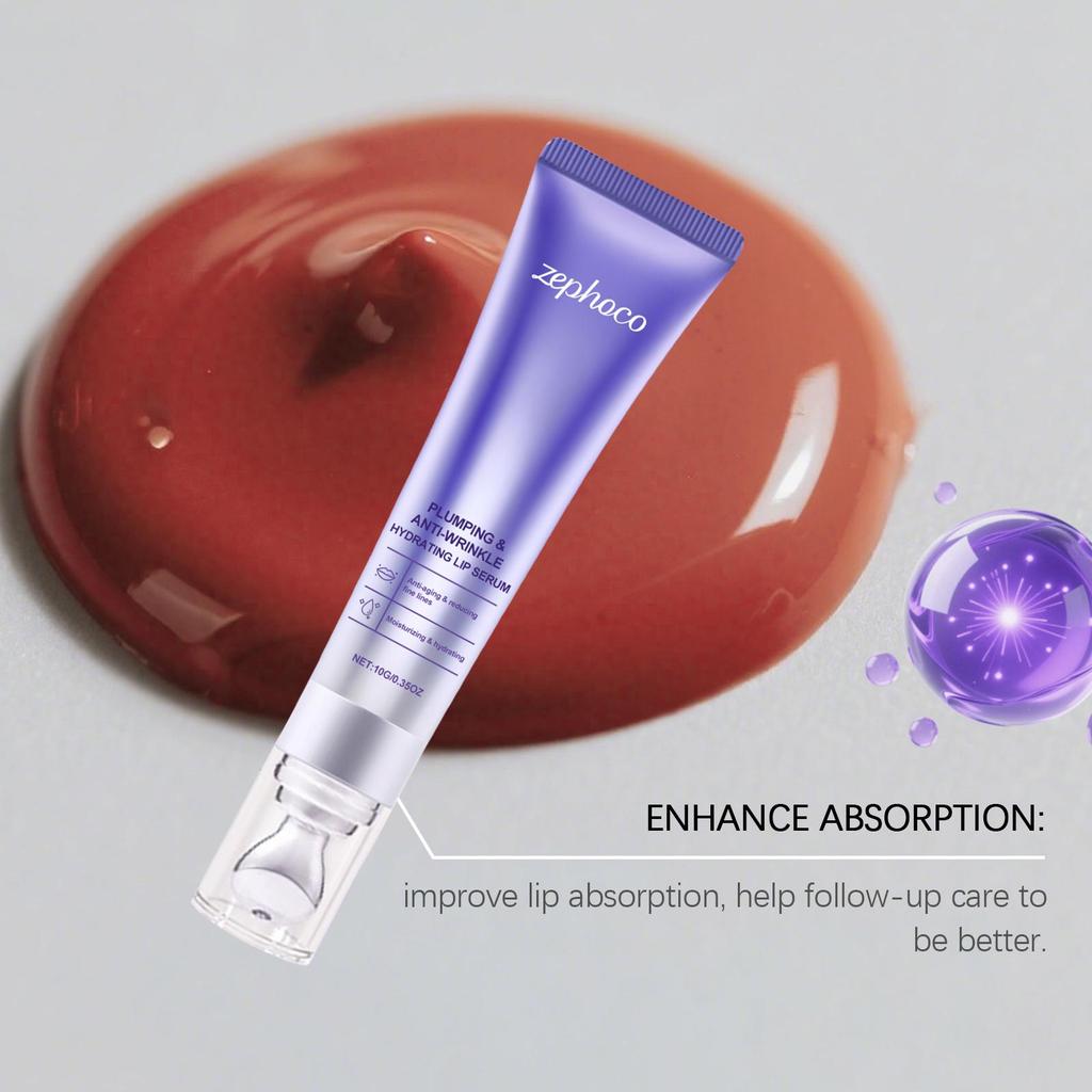Zephoco Lip Care Essence 12h Moisturizing Plumping Balm Gentle Nourishment For Delicate Lips
