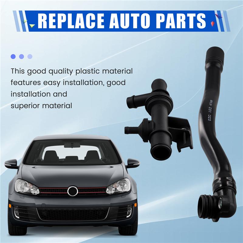 03C103493AM Crankcase Breather Hose+Check Valve For VW Golf Jetta EOS Tiguan A3 1.4T 03C103175F 03C103175H