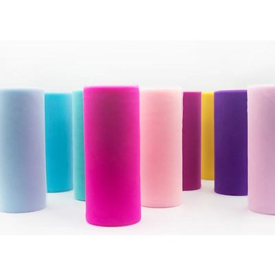 Tüllrolle, Spule, 22,7 m, 15 cm, weiß, Organza, rot, blau, für Dusche, Dekoration, Partybedarf, Stoff, Tutu, Rock, Mädchen, Baby