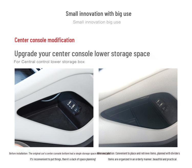 Song Pro DMI Center Console Lower Storage Box: Car Organizer for 22-24 Models
