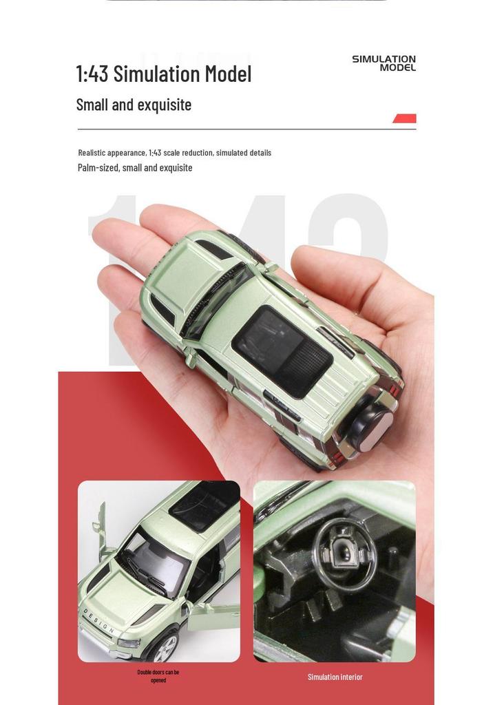 Norsen 1:43 Alloy Off-road SUV Toy Car Model for Kids