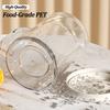 Freezing Beer Mug Double Wall Gel Freezer Mugs Plastic Ice Beer Cup with Handle Transparent Cooling Cup for Restaurant Bar