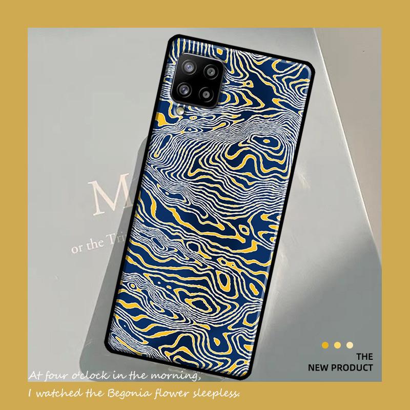 Damaskus-Tarnmuster für Samsung Galaxy A54 A34 A53 A73 A33 A23 A13 A51 A71 A12 A22 A32 A42 A52 A14 Handyhülle