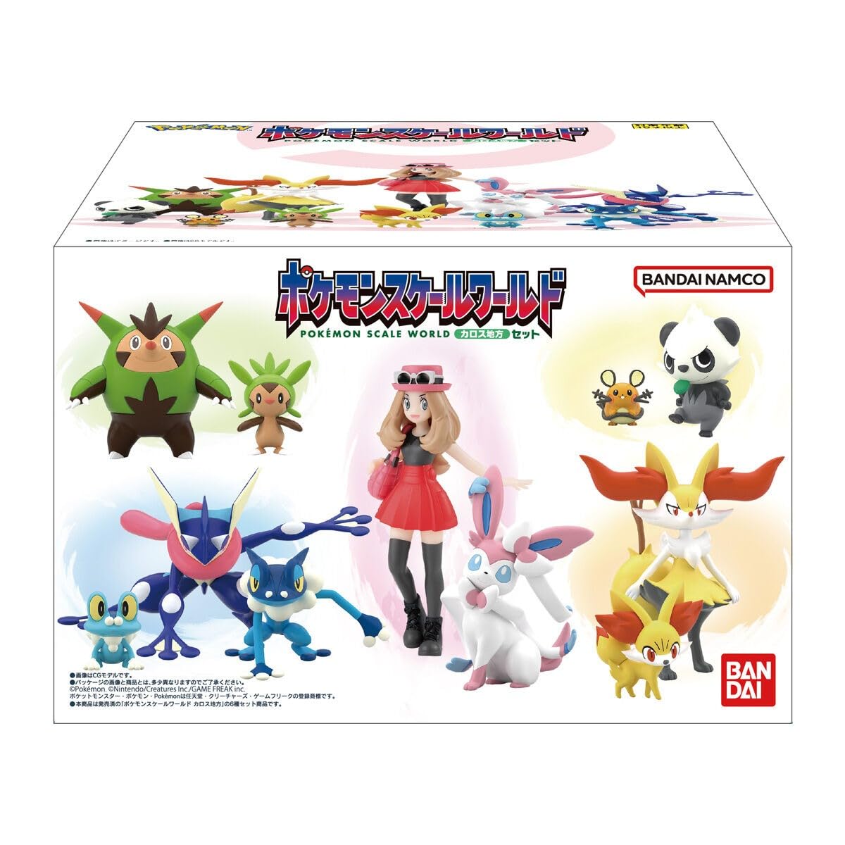 BANDAI Pokemon Scale World Kalos Region Set Chewing Gum Candy Toy [Boxed/Set of 1]