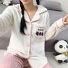 Women's Long Sleeve Coral Fleece Pajamas - Thick, Warm Flannel for Autumn and Winter