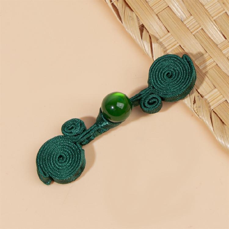 Elegant Jades Beads Buttons Handmade Chinese Closure Buttons Trendy Buttons for Enhancing Chinese Dresses