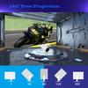 HY300Pro 4K Portable Ultra HD LCD Projector with Wireless Screen Mirroring for Living Room