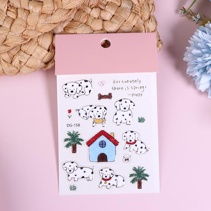 Et sett søte dataklistremerker, morsomme tredimensjonale geléplanlegger dekorative klistremerker, mobiltelefonklistremerker