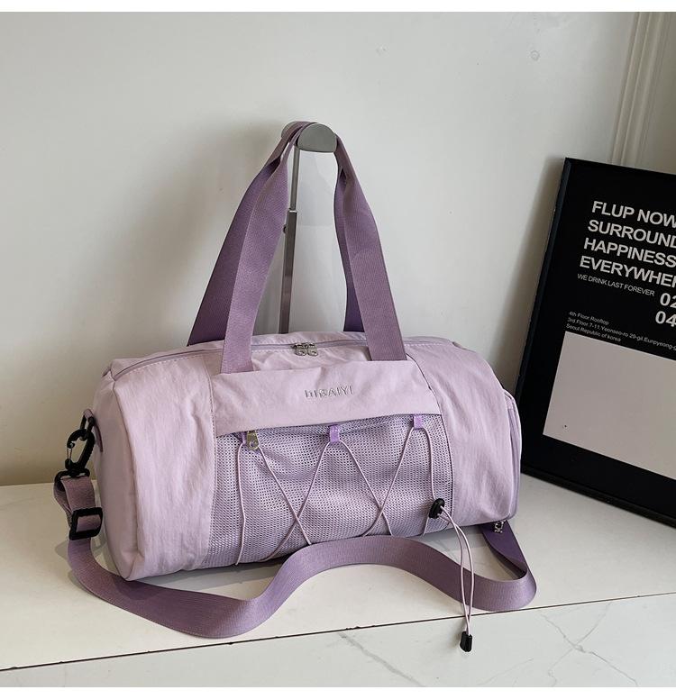 1Pc Multifunctional Sports Fitness Bag, Wet-dry Separation Yoga Bag, Women's Crossbody Bag, Short Trip Bag, Large Capacity Luggage Bag