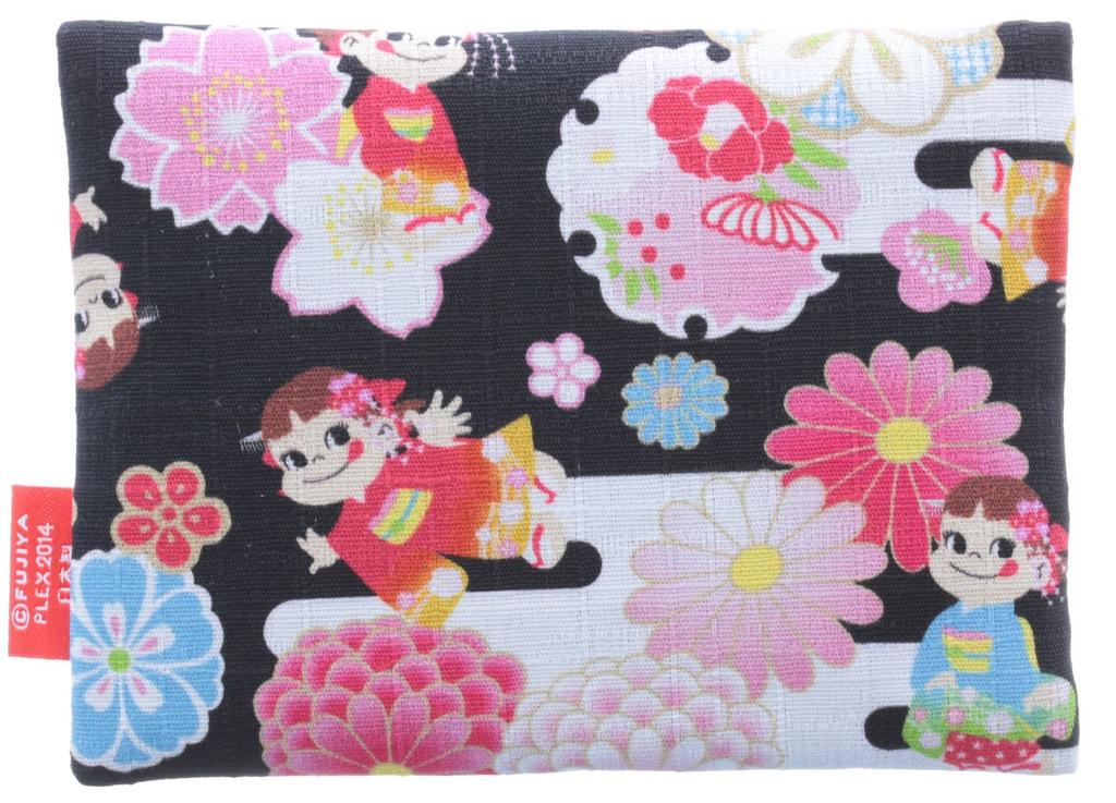 Peko-chan X Kyoto Overlay Tissue Case Black
