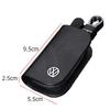 Pentru VW Volkswagen Jetta MK5 Golf Husa din Piele cu Logo Auto pentru Cheie Breloc Geantă de Protecție pentru Volkswagen Passat Santana Tiguan S