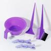 5pcs professional salon hair dye sets, hair dye brushes, hair dye bowls, hair clips,Special for real hair wigs