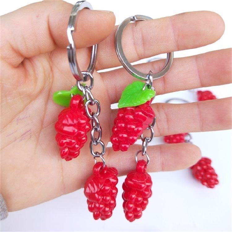 Fashion Chinese Cabbage Keychains Car Keyring for Bag Purse Jewelry Accessory