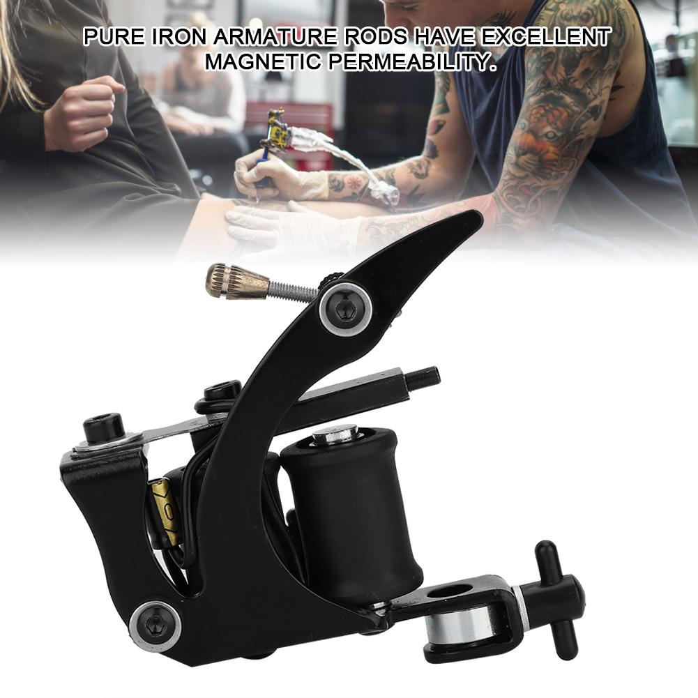 Professional Alloy Tattoo Machine Copper Coils Iron Shader Tattoo Machine Liner Gun
