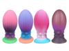 Super Thick Luminous Silicone Anal & Vaginal Dilator Toy for Men and Women