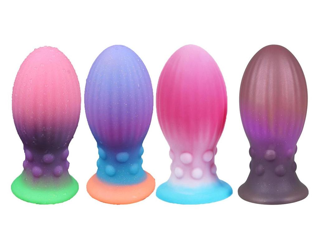Super Thick Luminous Silicone Anal & Vaginal Dilator Toy for Men and Women
