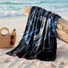 Asciugamano da Spiaggia in Microfibra con Stampa Juventus FC Asciugatura Rapida Assorbente Grande Asciugamano per Spiaggia Nuoto Viaggio