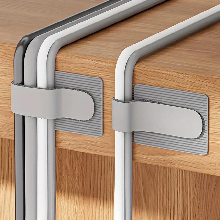 10/20 Stück wiederverwendbare Kabelbinder zur Befestigung von Kabel-Organizern, Kabel-Seilhaltern, selbstklebend, verstellbare Kabel-Organizer-Gurte, Schreibtisch-Management