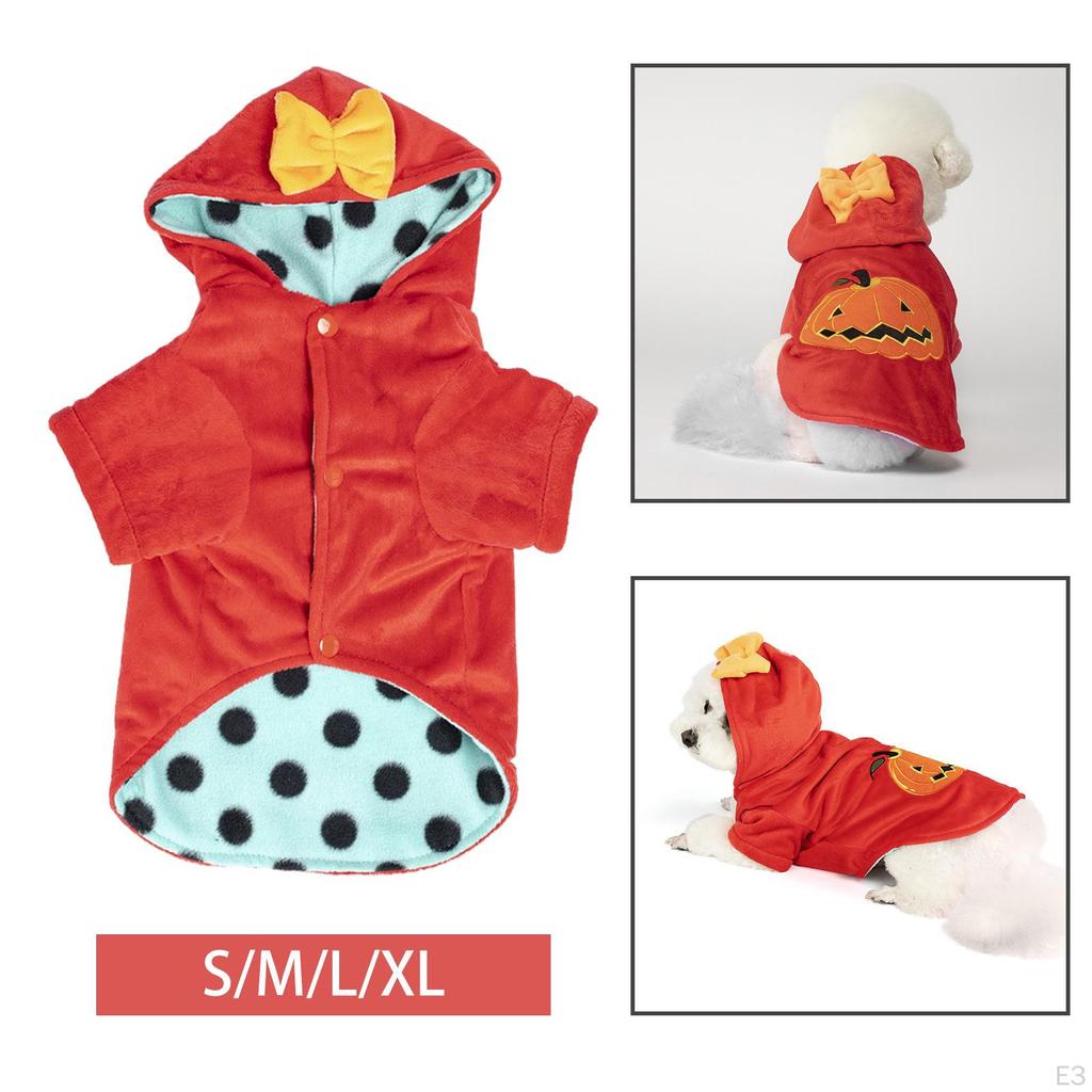 Coat Cat Halloween Clothes Cosplay Costume Pet Supplies Autumn Winter Cute Fleece
