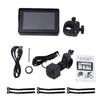 Espelho de Bicicleta para Guidão, Câmera de Visão Traseira para Bicicleta 1080P com Monitor de 5 polegadas, Visão Noturna, Ângulo de Visão Amplo de 110 graus,