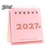 Durable Daily Schedule Dec. Standing 2027 Jan. Desk Calendar Organizer Mini 2027 to Flip Small