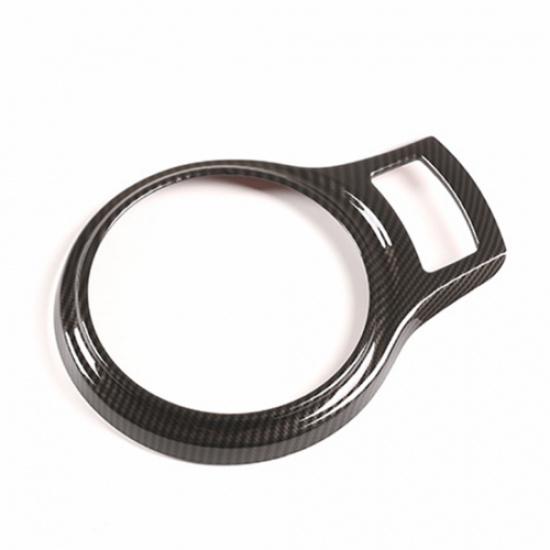 Carbon Fiber Look Gear Shift Panel Trim Cover For Toyota 86 Subaru BRZ 2012-