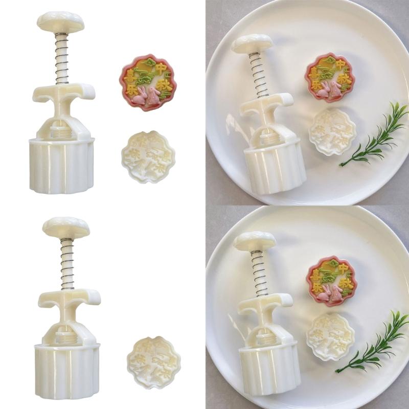 Dessert Molds Traditional Molds Set Rabbits Shape Cake Molds Set Pastry Molds ABS Texture Dessert Tool for Baking Use