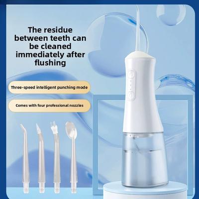 Irrigador Dental Eléctrico de Pulso de Alta Frecuencia Limpiador Bucal Multifuncional Inteligente Telescópico Portátil Recargable Limpiador Dental