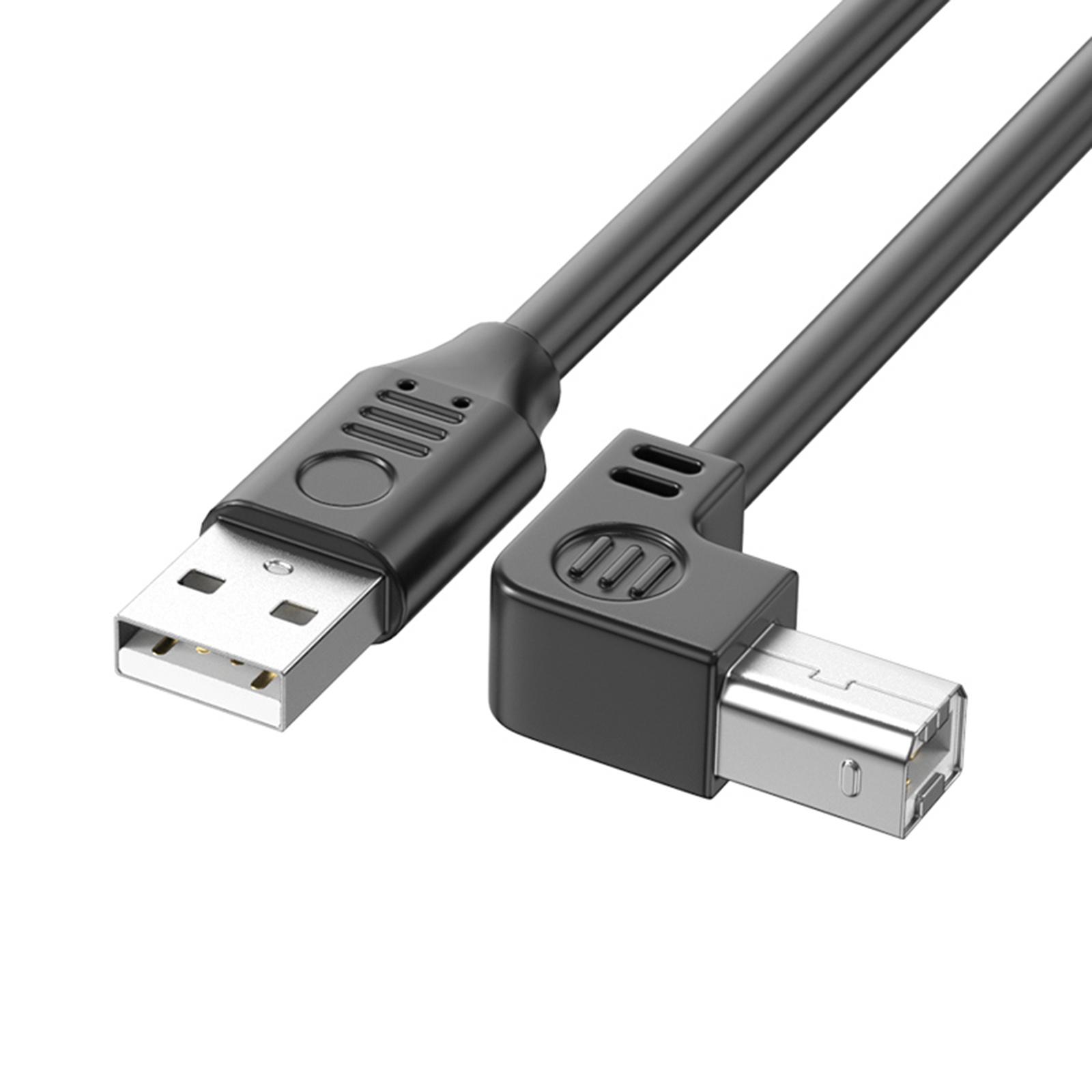 

Кабель USB 2.0 A-B Male для принтера и сканера с позолоченными контактами, прочный для быстрой передачи данных 480 Мбит/с 30