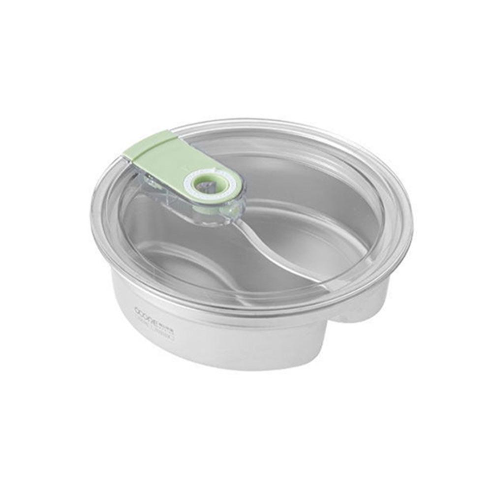 304 Stainless Steel Sealed Food Container Large Capacity Travel Food Tray Student Meal 16x5.5cm