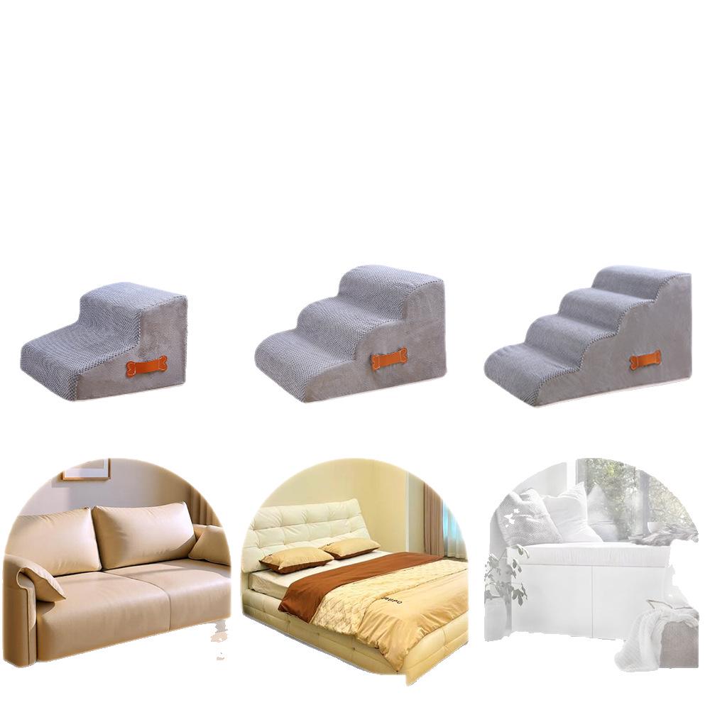 Non-Slip Washable Pet Stairs for Small Dogs - Climbing Ladder & Sofa Step with Wear-Resistant Design