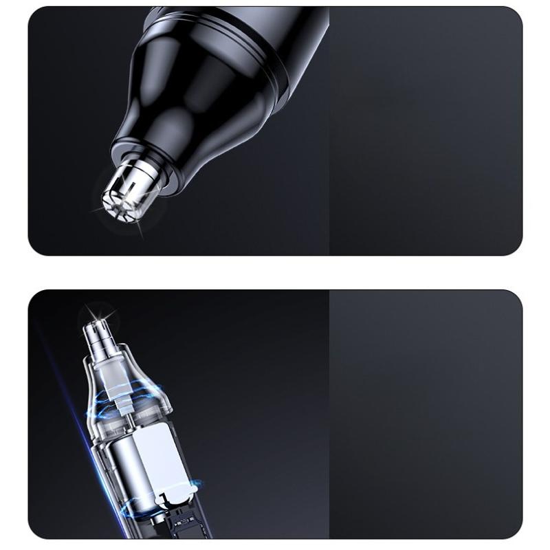 USB Rechargeable Portable Electric Nose Hair Trimmer Multifunctional Portable Nose Hair Shaving and Eyebrow Trimmer Gift for Men