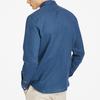 Timberland Solid Color Casual Comfortable Breathable Polo Long Sleeve Shirt Men shirts Deep-Indigo A24WR-288