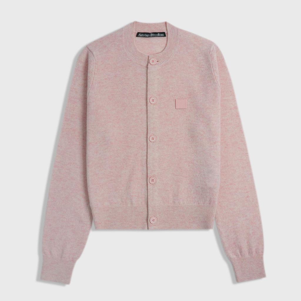 Liu Yifei Promi Wollstrickjacke - Damen Rundhals Strickware mit quadratischer Stickerei