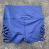 Pantaloni da donna a vita alta, alla moda, con elastico in vita, a croce cava, adatti a tutti i tipi di casa