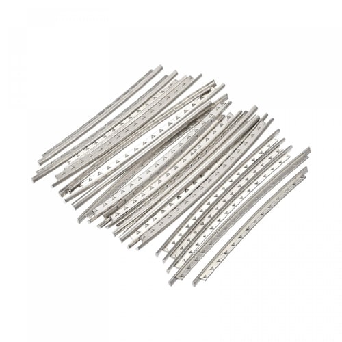 uxcell Acoustic Guitar Frets, Wire Guitar Fretboards, 20 Frets, 2mm, Silver Tone, Replacement Fretboards, 20 Pieces